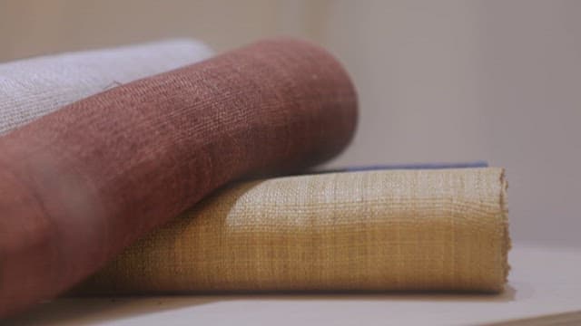 Stacked Hemp Fabric in Varied Colors