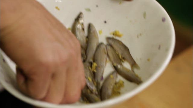 Process of making fried fish