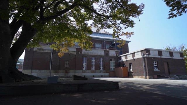 Quiet Courtyard of a Historical Building