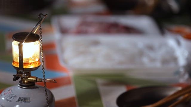 Fresh Squid and Raw Fish Placed on the Table