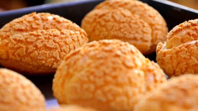 Freshly Baked Golden Brown Bread