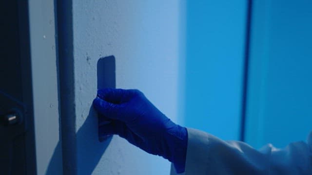 Freezer filled with samples from people's DNA database