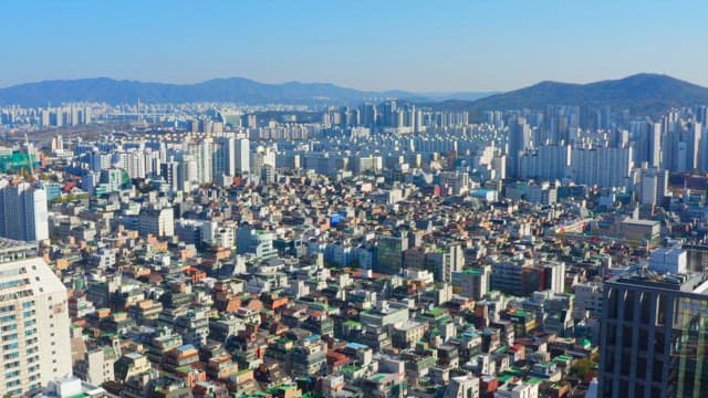 Vast cityscape with dense buildings