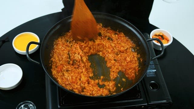Stir-Fried Rice with the Stew After Main Course