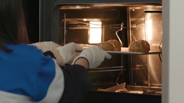 Baking Fresh Bread in a Oven