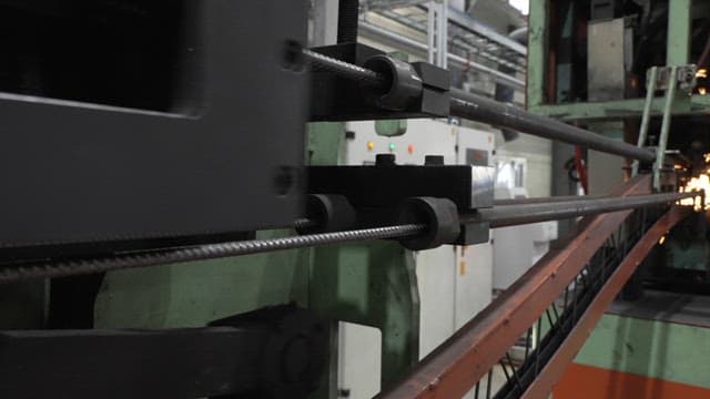 Industrial machine operating in a factory