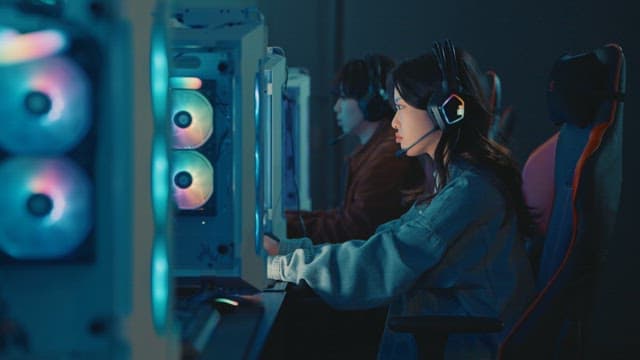 Focused Gamers in a Competitive Session