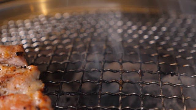 Sizzling charcoal grilled chicken