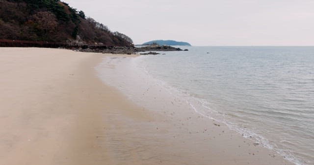 Peaceful Rocky Shoreline and Pathway