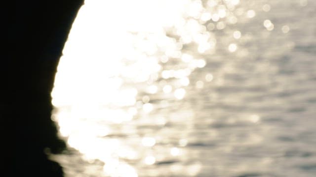 View of sparkling water under sunlight