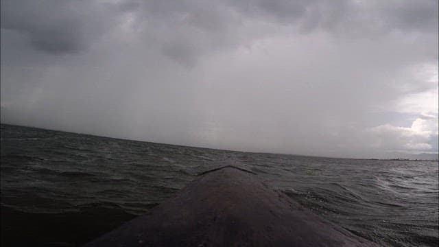 Sailing on Inle Lake by boat