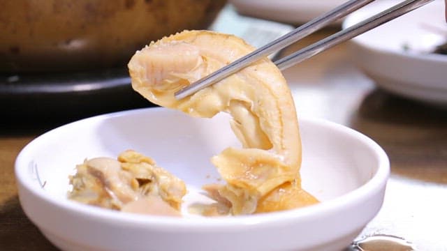 Plump and delicious clams served at a restaurant