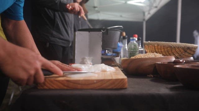 Preparing Fresh Squid for Cooking