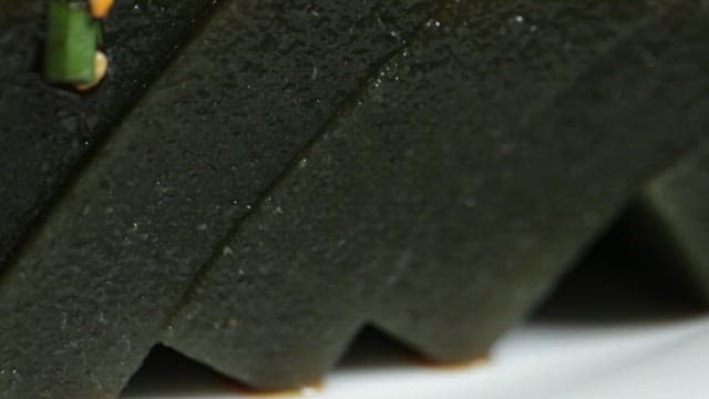 Korean seaweed jelly with sesame seeds