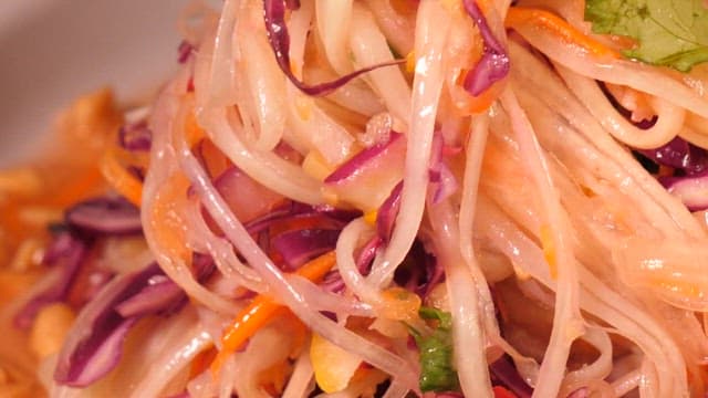 Vibrant Colorful Vegetable Salad in a Bowl