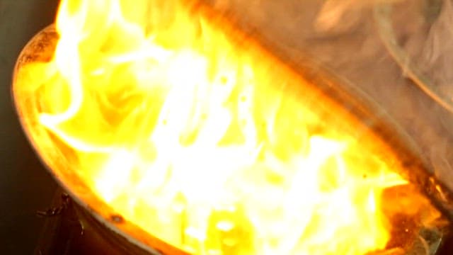 Grilled bulgogi grilled over direct fire