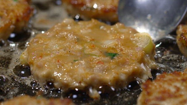 Donggeurangtang sizzling on a hot grill