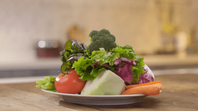 Various vegetables and various meats