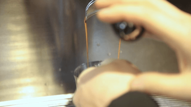 Espresso extraction process