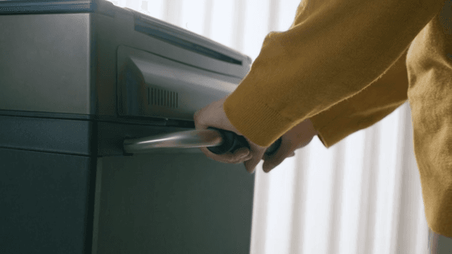 Person Using a Portable Trolley