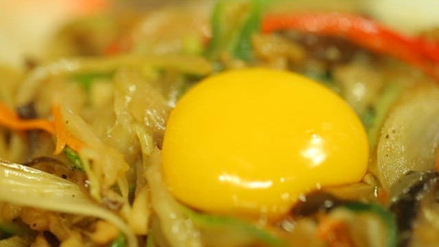 Chopsticks for mixing lamb skin and egg yolk