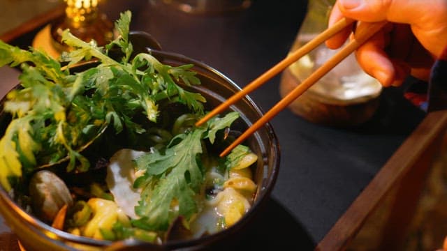 Deliciously Plated Clam Stew