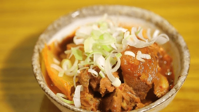 Spicy Pork Dish Served in a Bowl