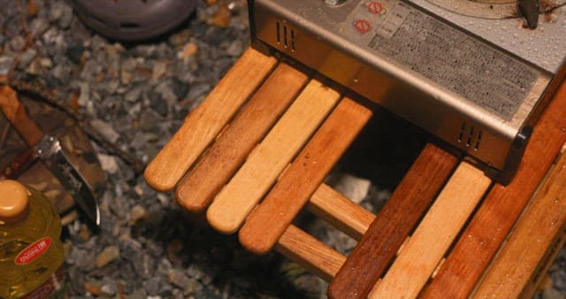 Cooking Preparation on a Camp Stove