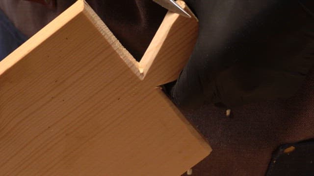 Wood carving with precision tools