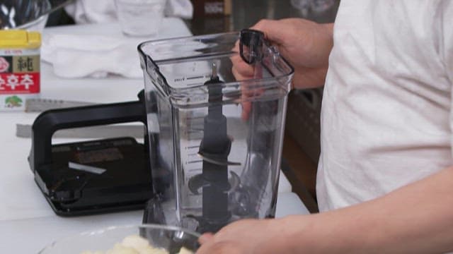 Preparing Potato Dishes with a Blender in the Kitchen
