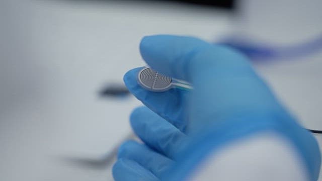 Scientists experimenting with touch-sensitive sensors and digital devices