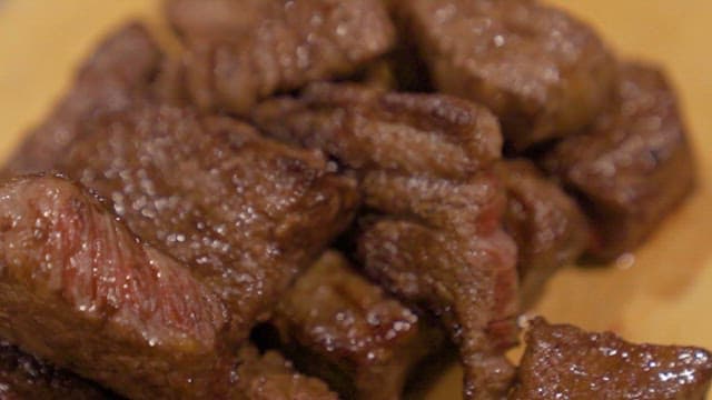 Sizzling Grilled Meat Close-up