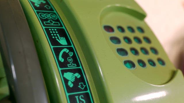 Green public payphone