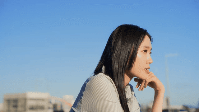 Young woman enjoying the sunny day