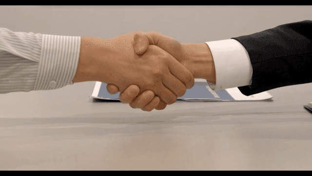 Shaking Hands after a Mutually Satisfactory Meeting