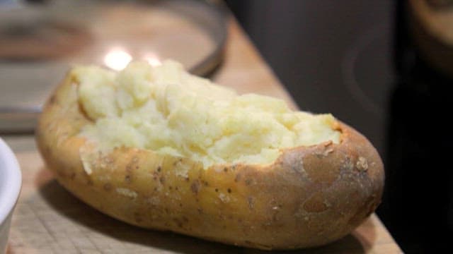 Gourmet Baked Potato with Caviar