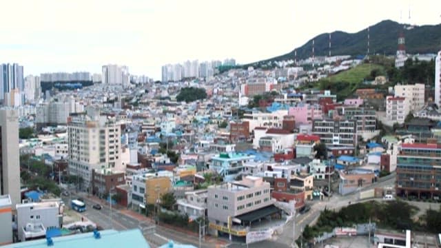 Aerial View of a Dense Urban Cityscape