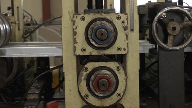 View of industrial machinery in operation