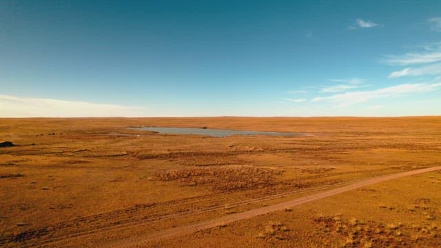 Serene View of a Vast Plains Landscape