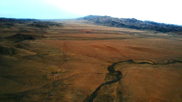 Nature Embracing Vast Plains