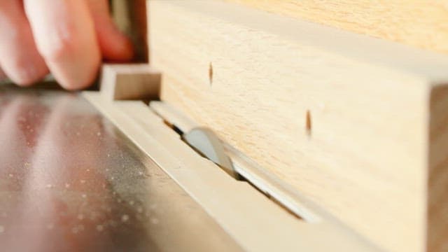 Craftsman Precisely Processing Wooden Parts