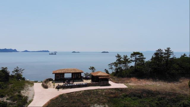 Coastal Viewpoint Overlooking Calm Sea
