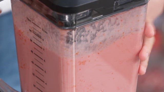 Tomato Finely Ground in a Blender