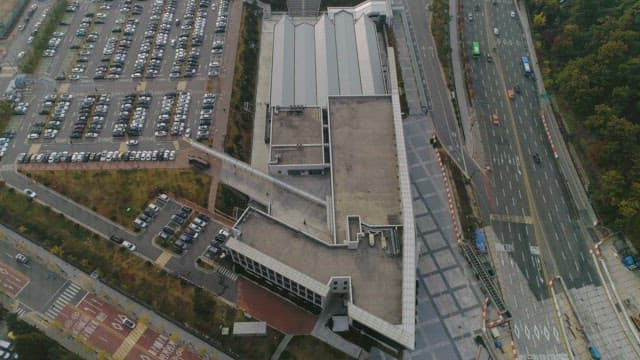 Parking Lot and Highway