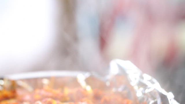 Spicy pork bulgogi with bean sprouts