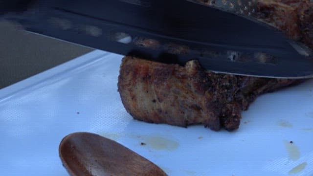 Succulent cooked meat